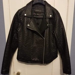 Pleather (fake leather) jacket